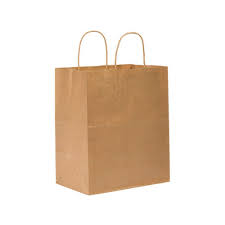 [BISTRO] 10x6.75x12" Bistro Bag Kraft Shopping Handle Medium